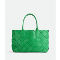 보테가 베네타 Bottega Veneta -까바 블랙 스몰 인트레치오 레더 토트 백 649598VMAY33703